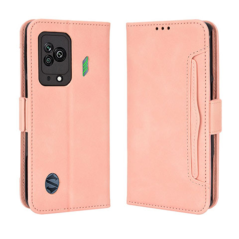 Funda de Cuero Cartera con Soporte Carcasa BY3 para Xiaomi Black Shark 5 5G Rosa