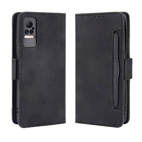 Funda de Cuero Cartera con Soporte Carcasa BY3 para Xiaomi Civi 1S 5G Negro