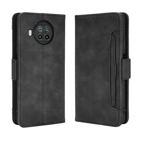 Funda de Cuero Cartera con Soporte Carcasa BY3 para Xiaomi Mi 10i 5G Negro