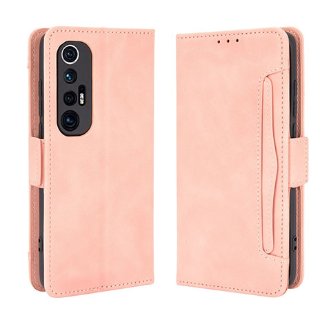 Funda de Cuero Cartera con Soporte Carcasa BY3 para Xiaomi Mi 10S 5G Rosa