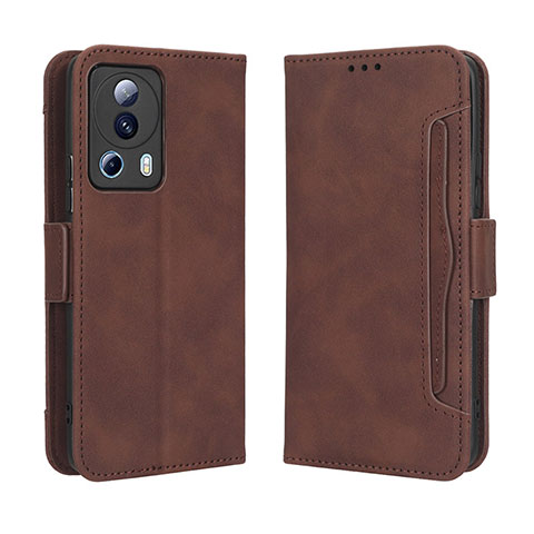 Funda de Cuero Cartera con Soporte Carcasa BY3 para Xiaomi Mi 12 Lite NE 5G Marron