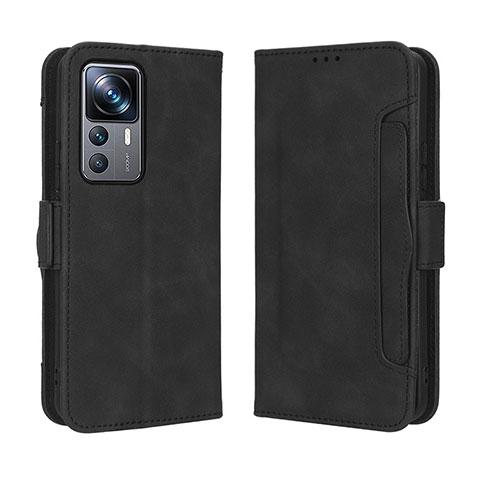 Funda de Cuero Cartera con Soporte Carcasa BY3 para Xiaomi Mi 12T Pro 5G Negro