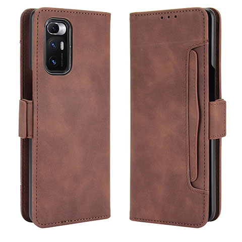 Funda de Cuero Cartera con Soporte Carcasa BY3 para Xiaomi Mix Fold 5G Marron