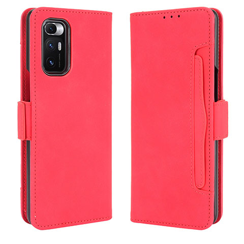 Funda de Cuero Cartera con Soporte Carcasa BY3 para Xiaomi Mix Fold 5G Rojo