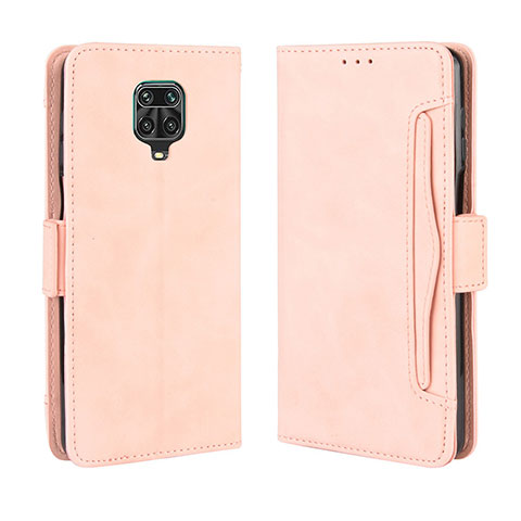 Funda de Cuero Cartera con Soporte Carcasa BY3 para Xiaomi Poco M2 Pro Rosa