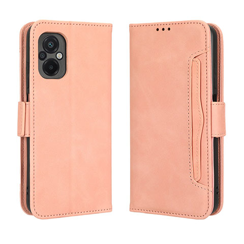 Funda de Cuero Cartera con Soporte Carcasa BY3 para Xiaomi Poco M5 4G Rosa