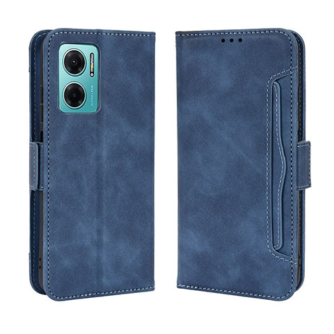 Funda de Cuero Cartera con Soporte Carcasa BY3 para Xiaomi Redmi 10 Prime Plus 5G Azul