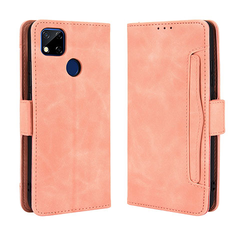 Funda de Cuero Cartera con Soporte Carcasa BY3 para Xiaomi Redmi 10A 4G Rosa