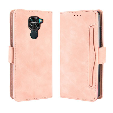 Funda de Cuero Cartera con Soporte Carcasa BY3 para Xiaomi Redmi 10X 4G Rosa