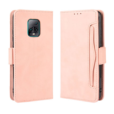 Funda de Cuero Cartera con Soporte Carcasa BY3 para Xiaomi Redmi 10X 5G Rosa