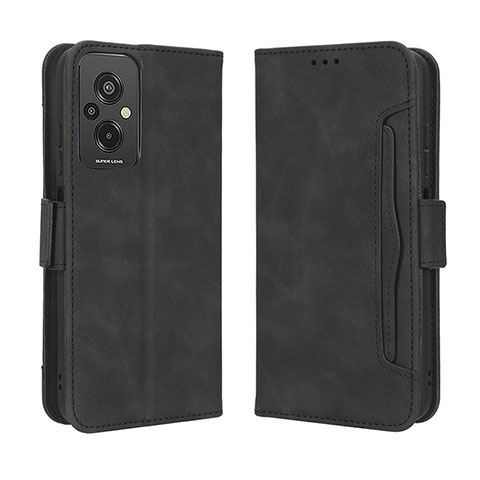 Funda de Cuero Cartera con Soporte Carcasa BY3 para Xiaomi Redmi 11 Prime 4G Negro