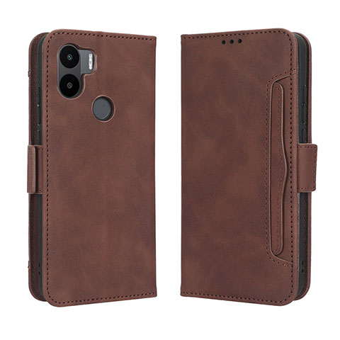 Funda de Cuero Cartera con Soporte Carcasa BY3 para Xiaomi Redmi A1 Plus Marron