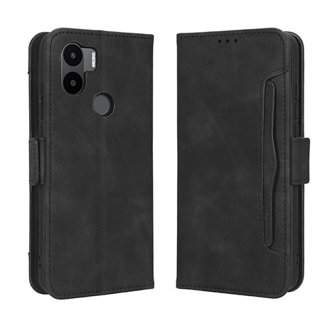 Funda de Cuero Cartera con Soporte Carcasa BY3 para Xiaomi Redmi A1 Plus Negro