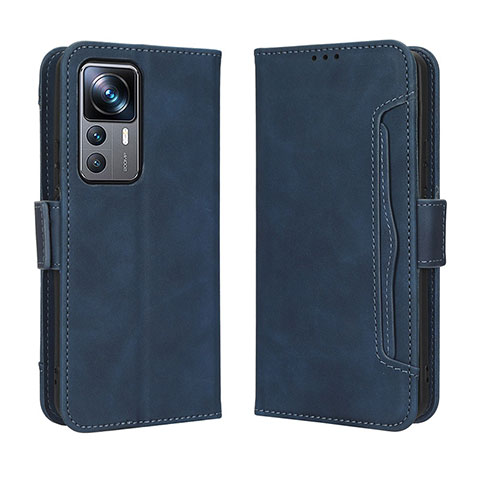 Funda de Cuero Cartera con Soporte Carcasa BY3 para Xiaomi Redmi K50 Ultra 5G Azul