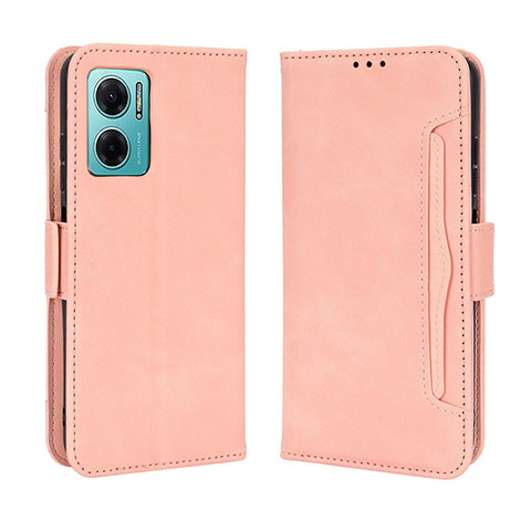 Funda de Cuero Cartera con Soporte Carcasa BY3 para Xiaomi Redmi Note 11E 5G Rosa