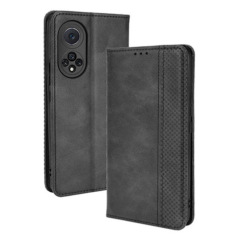 Funda de Cuero Cartera con Soporte Carcasa BY4 para Huawei Honor 50 Pro 5G Negro