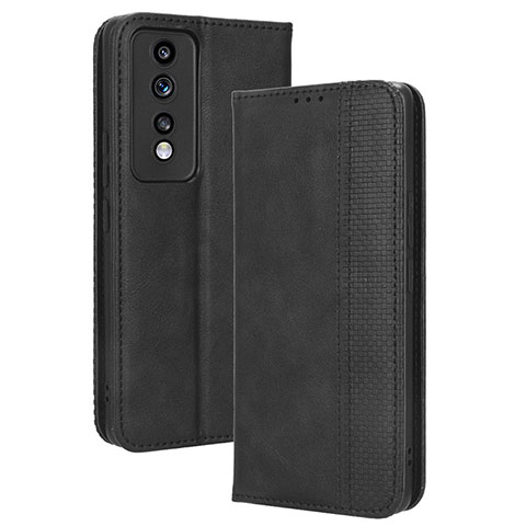 Funda de Cuero Cartera con Soporte Carcasa BY4 para Huawei Honor 80 GT 5G Negro