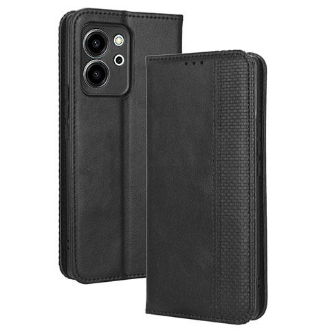 Funda de Cuero Cartera con Soporte Carcasa BY4 para Huawei Honor 80 SE 5G Negro