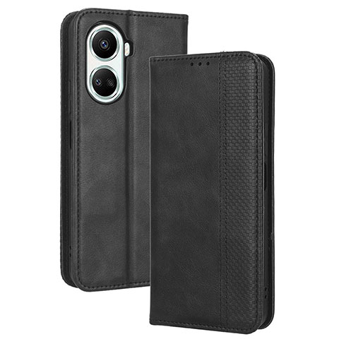 Funda de Cuero Cartera con Soporte Carcasa BY4 para Huawei Nova 10 SE Negro