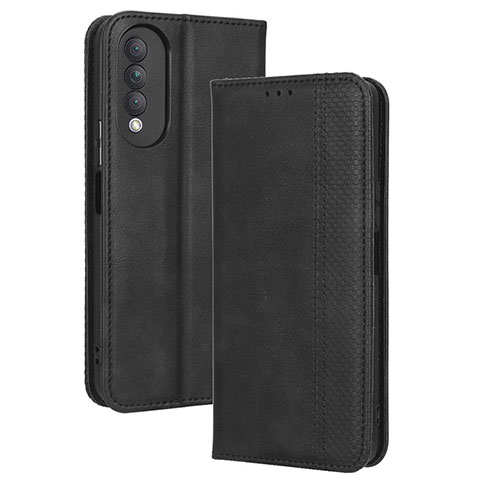 Funda de Cuero Cartera con Soporte Carcasa BY4 para Huawei Nova 10z Negro