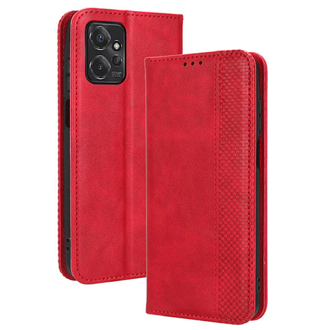 Funda de Cuero Cartera con Soporte Carcasa BY4 para Motorola Moto G Power 5G (2023) Rojo