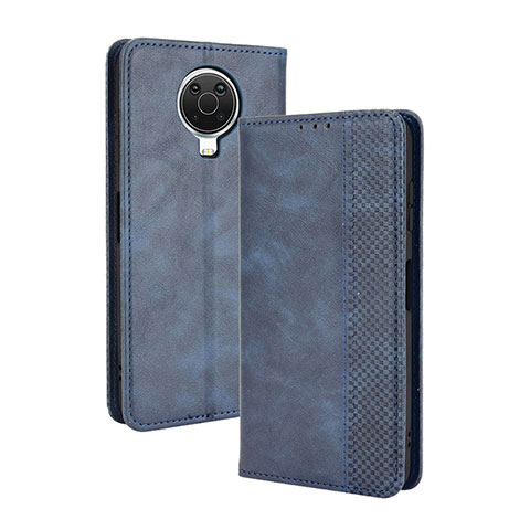 Funda de Cuero Cartera con Soporte Carcasa BY4 para Nokia 6.3 Azul