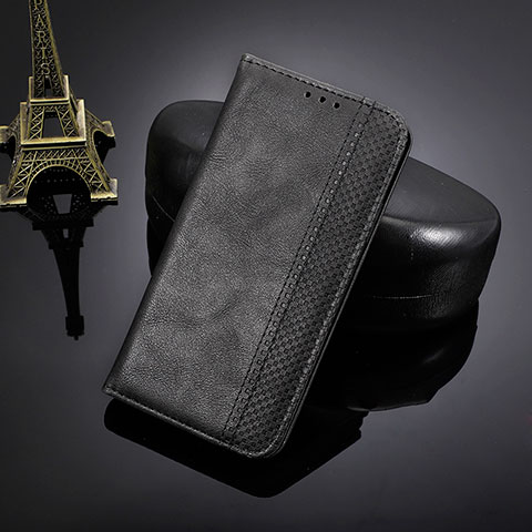 Funda de Cuero Cartera con Soporte Carcasa BY4 para Nokia C10 Negro