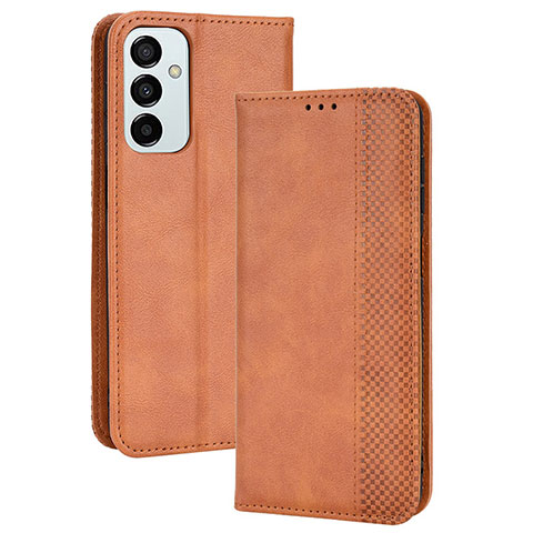 Funda de Cuero Cartera con Soporte Carcasa BY4 para Samsung Galaxy M23 5G Marron