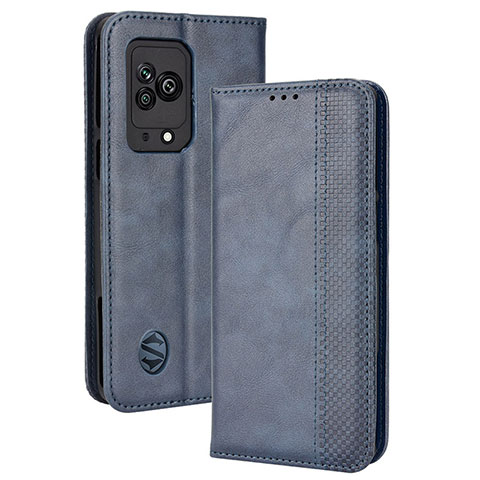 Funda de Cuero Cartera con Soporte Carcasa BY4 para Xiaomi Black Shark 5 5G Azul