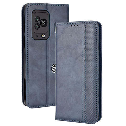 Funda de Cuero Cartera con Soporte Carcasa BY4 para Xiaomi Black Shark 5 Pro 5G Azul