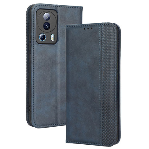 Funda de Cuero Cartera con Soporte Carcasa BY4 para Xiaomi Mi 13 Lite 5G Azul