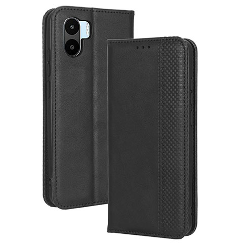 Funda de Cuero Cartera con Soporte Carcasa BY4 para Xiaomi Poco C50 Negro