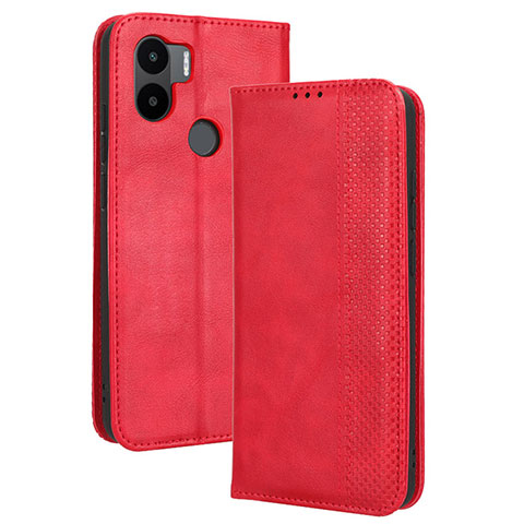 Funda de Cuero Cartera con Soporte Carcasa BY4 para Xiaomi Redmi A1 Plus Rojo