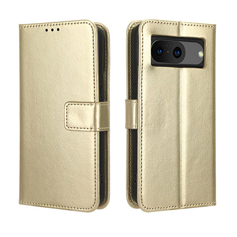 Funda de Cuero Cartera con Soporte Carcasa BY5 para Google Pixel 8 5G Oro