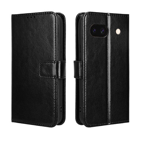 Funda de Cuero Cartera con Soporte Carcasa BY5 para Google Pixel 8a 5G Negro