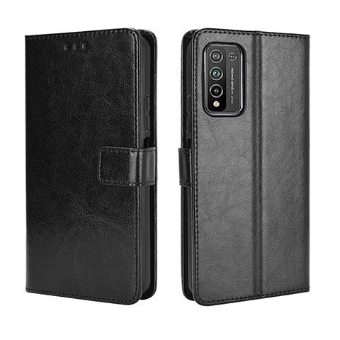 Funda de Cuero Cartera con Soporte Carcasa BY5 para Huawei Honor 10X Lite Negro