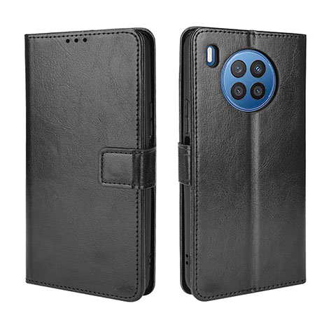 Funda de Cuero Cartera con Soporte Carcasa BY5 para Huawei Honor 50 Lite Negro