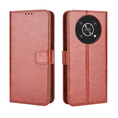 Funda de Cuero Cartera con Soporte Carcasa BY5 para Huawei Honor Magic4 Lite 5G Marron