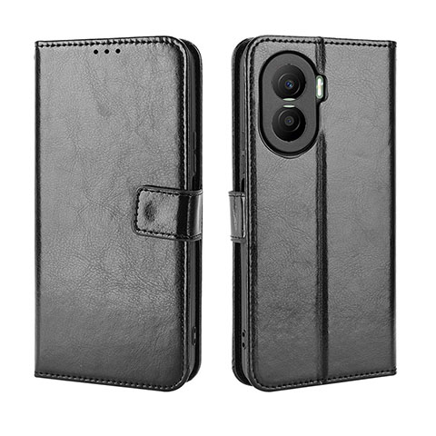 Funda de Cuero Cartera con Soporte Carcasa BY5 para Huawei Honor X40i 5G Negro