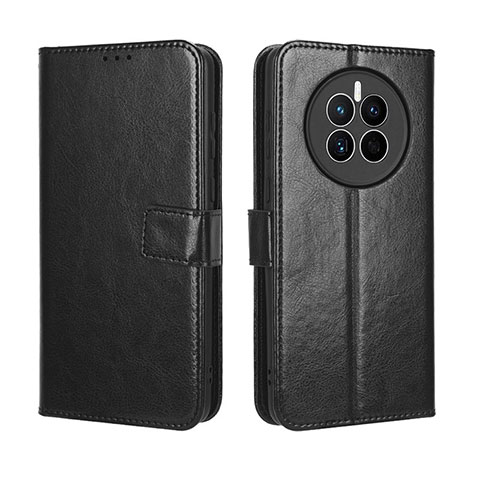 Funda de Cuero Cartera con Soporte Carcasa BY5 para Huawei Mate 50E Negro