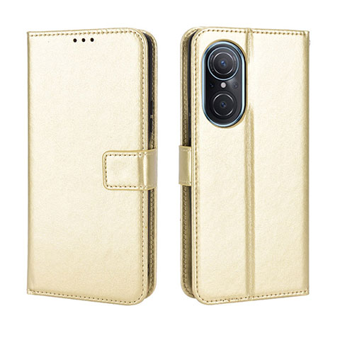 Funda de Cuero Cartera con Soporte Carcasa BY5 para Huawei Nova 9 SE Oro