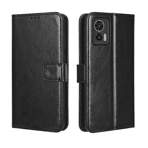 Funda de Cuero Cartera con Soporte Carcasa BY5 para Motorola Moto Edge 30 Lite 5G Negro