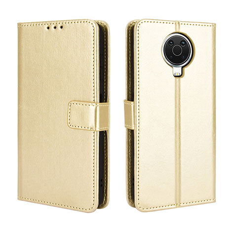 Funda de Cuero Cartera con Soporte Carcasa BY5 para Nokia 6.3 Oro