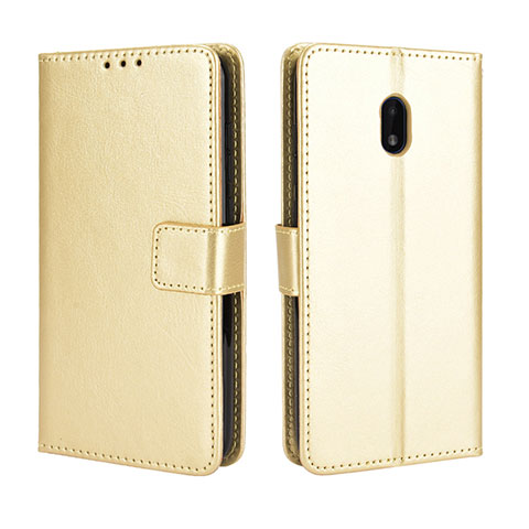 Funda de Cuero Cartera con Soporte Carcasa BY5 para Nokia C01 Plus Oro