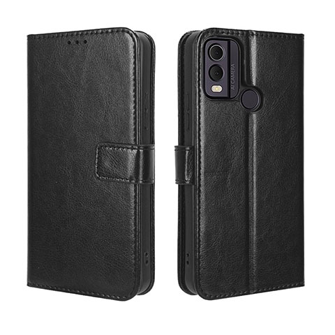 Funda de Cuero Cartera con Soporte Carcasa BY5 para Nokia C22 Negro