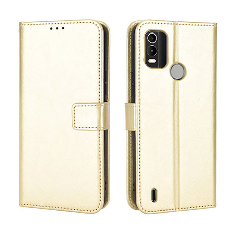 Funda de Cuero Cartera con Soporte Carcasa BY5 para Nokia G11 Plus Oro