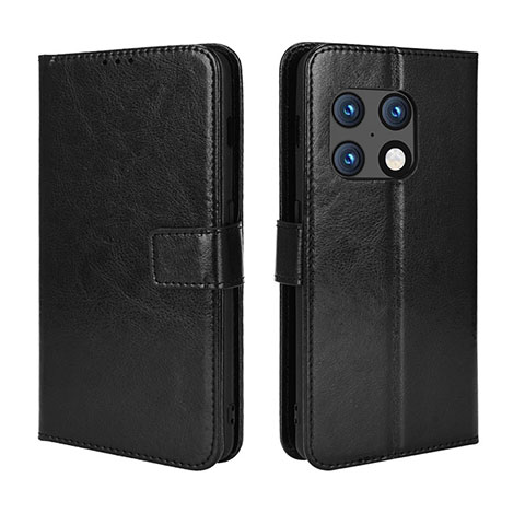 Funda de Cuero Cartera con Soporte Carcasa BY5 para OnePlus 10 Pro 5G Negro