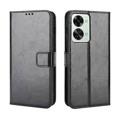 Funda de Cuero Cartera con Soporte Carcasa BY5 para OnePlus Nord 2T 5G Negro