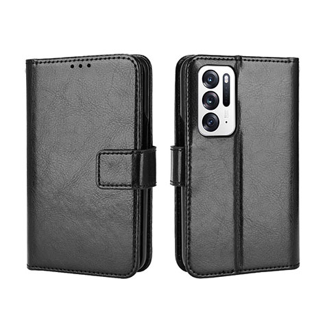 Funda de Cuero Cartera con Soporte Carcasa BY5 para Oppo Find N 5G Negro