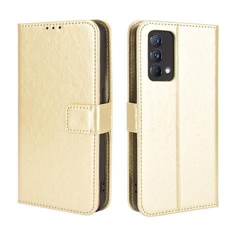 Funda de Cuero Cartera con Soporte Carcasa BY5 para Realme GT Master 5G Oro